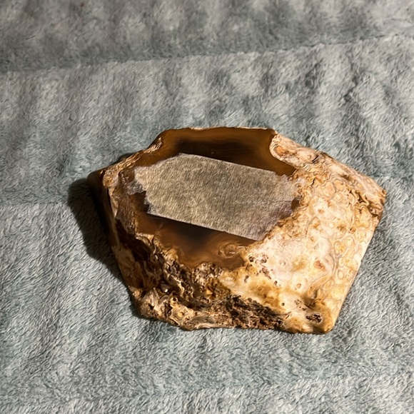 Vintage Agate ashtray/ trinket dish - Picture 3 of 8